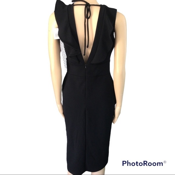 Beautiful Black Midi Dress - Picture 2 of 5